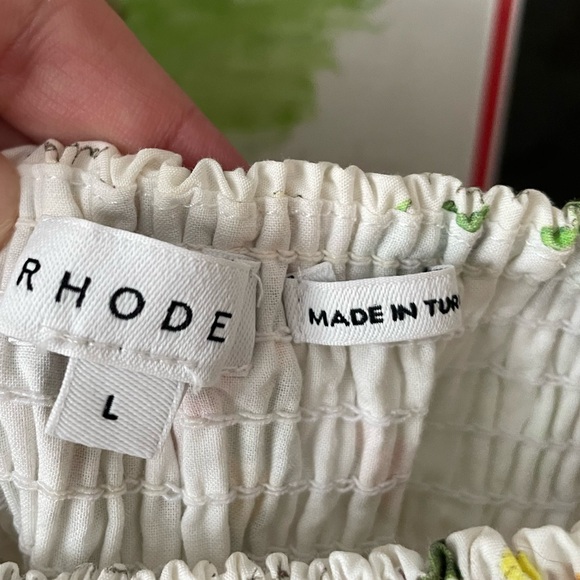 Rhode Astrid Cotton Dress size large - Picture 6 of 11